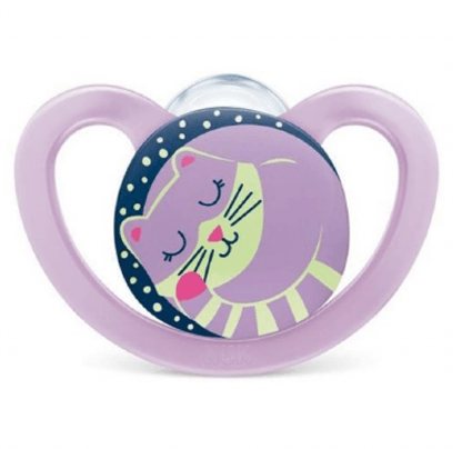 CHUPETA SPACE GLOW - MENINA - SILICONE - TAMANHO 2 # PA7352-2G - NUK