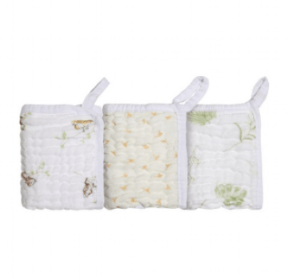 PANINHO DE BOCA SOFT BAMBOO MAMI COM PRENDEDOR DE CHUPETA COM 3 PEÇAS # 31640423 - PAPI