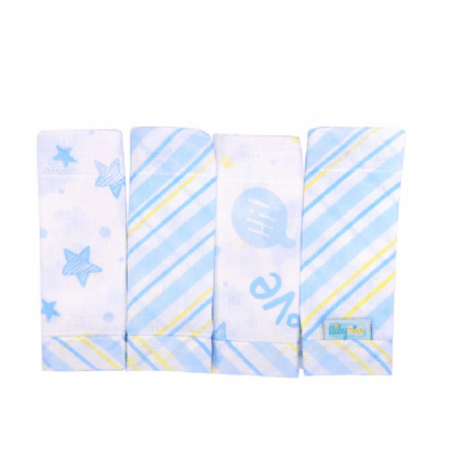 BABETE FRALDA - BABY NICE - 32X32CM - 4 UNIDADES # 3461 - MINASREY