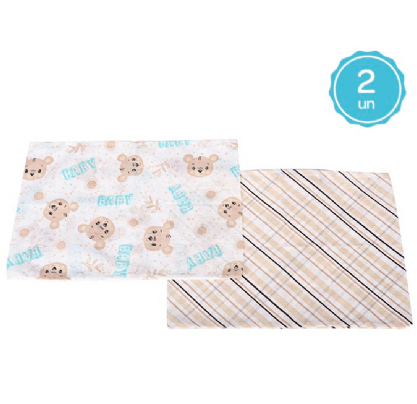 KIT FRONHA - 28X40CM - BABY NICE - 2 UNIDADES # 340207 - MINASREY