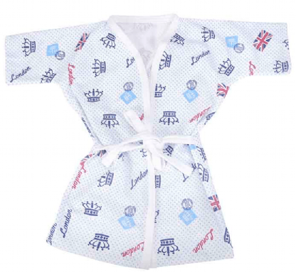ROUPÃO ESTAMPADO - BABY NICE - 0 A 3 ANOS # 344318 - MINASREY