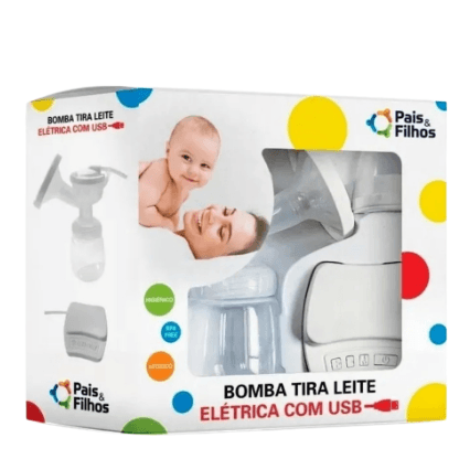 BOMBINHA TIRA LEITE ELETRICA COM CABO USB # 11004 - GALA PAIS & FILHOS