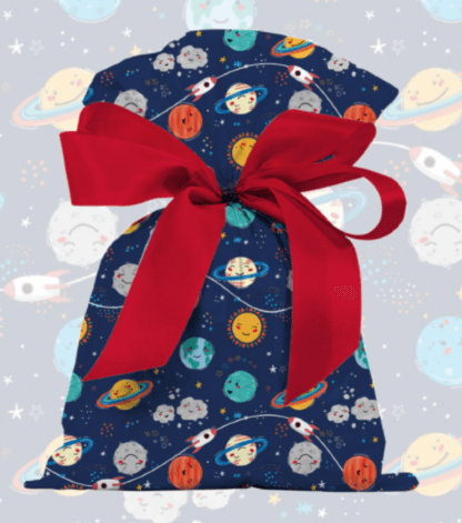SAQUINHO PARA PRESENTE - 30X45 - BABY PLANET - 50 UNIDADES # 1200-240 - GALA PAIS & FILHOS