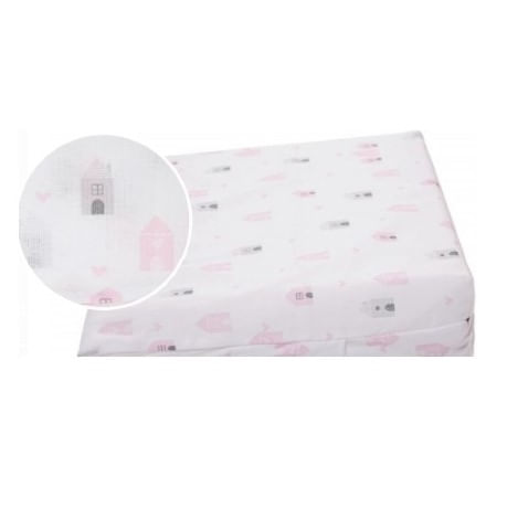 TRAVESSEIRO CONFORT PARA CARRINHO ESTAMPADO - PAPI COMPOSÊ - 30X30X8CM - CASINHA # 35181609 - PAPI