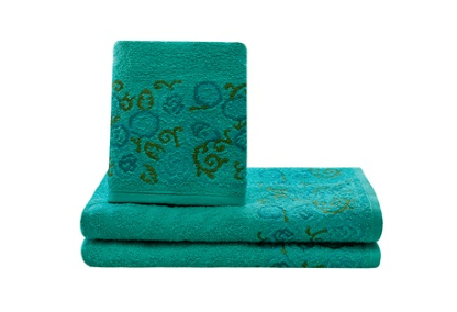 JOGO DE TOALHA CAMPESTRE - 2 PEÇAS # 7073 - LUFAMAR TECIDOS