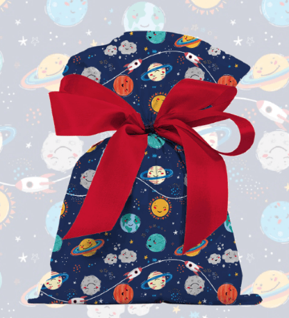 SAQUINHO PARA PRESENTE - 43CMX59CM - BABY PLANET - 50 UNIDADES # 1222-240 - GALA PAIS & FILHOS