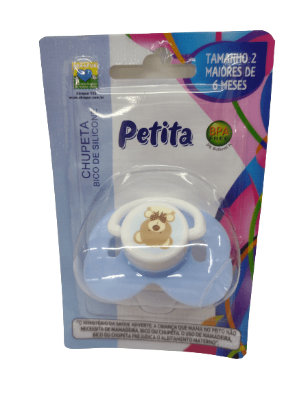 CHUPETA DAINTY BICO ORTO SILICONE # 2372AZR - PETITA