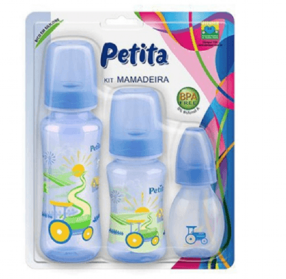 KIT MAMADEIRA COLOR CINTURADA - BICO PVC # 3422-AZ - PETITA