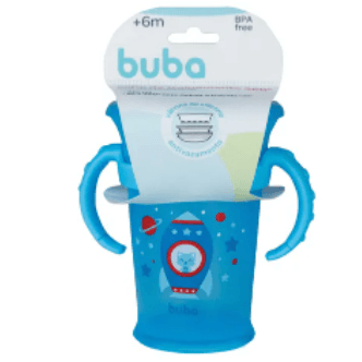 COPO DE TREINAMENTO 360º - COM ALÇA REMOVÍVEL 210ML # 13215 - BUBA