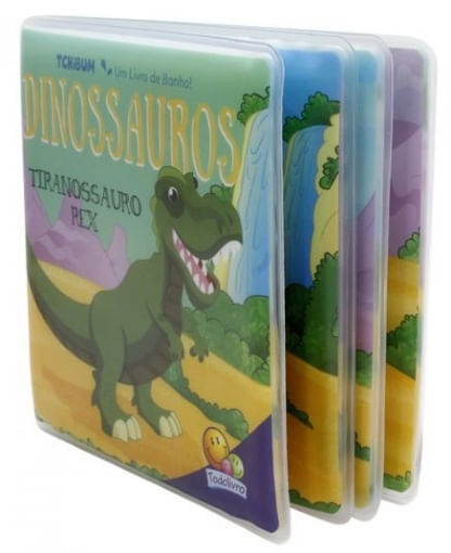 LIVRO DE BANHO TCHIBUM - DINOSSAUROS # 644409 - TODOLIVRO