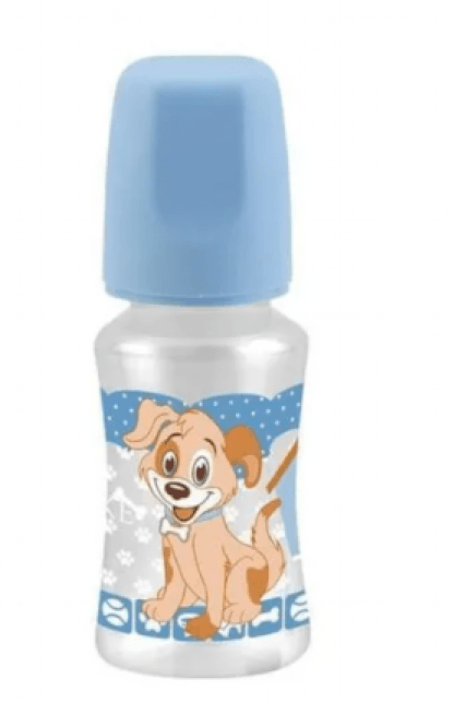 MAMADEIRA CINTURADA DUKE - BICO DE SILICONE 140ML # 7210-AZ - PETITA