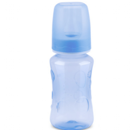 MAMADEIRA BICO EM SILICONE - COLORIDA 140ML # 3011-AZ - PETITA