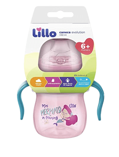 CANECA APRENDIZADO COM ALÇA - 150ML # 628931 - LILLO