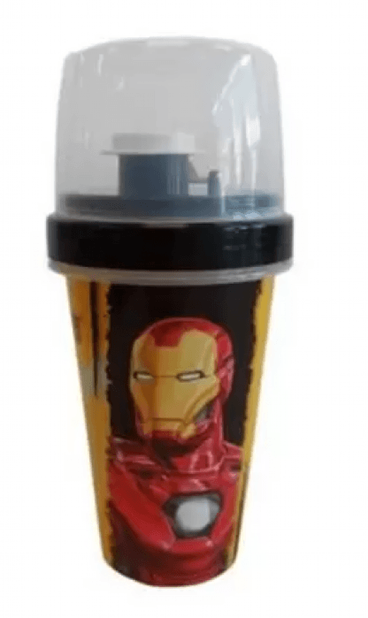 MINI SHAKEIRA HOMEM DE FERRO - 320ML # 13376 - PLASUTIL