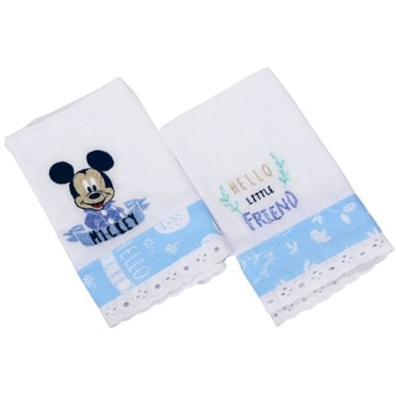 BABETE 32X32CM MICKEY - 2 UNIDADES # 3932 - MINASREY