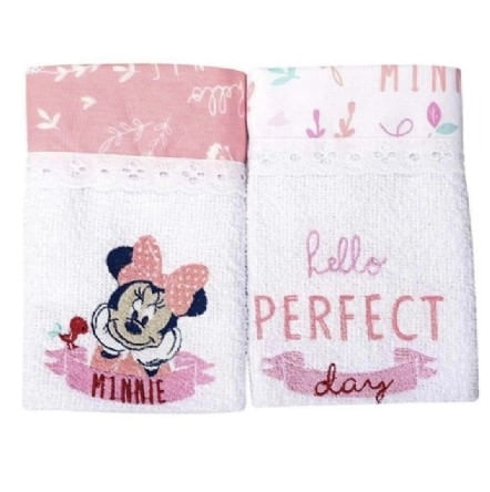 BABETE FELPA MINNIE - 2 UNIDADES # 3952 - MINASREY