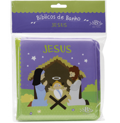 LIVRO DE BANHO DIVERTIDO BIBLICO - JESUS # 486785 - TODOLIVRO