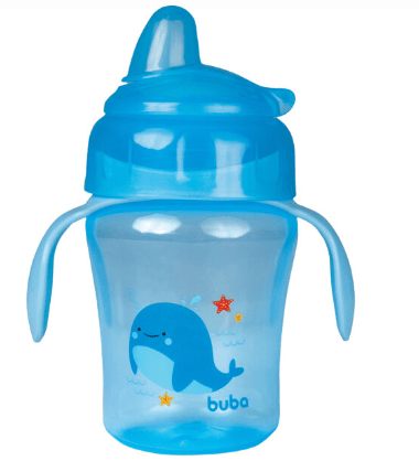 COPO DE TREINAMENTO COM ALÇA REMOVÍVEL - 240ML # 13213 - BUBA