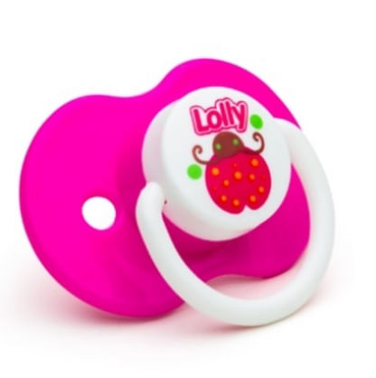 CHUPETA BICO SILICONE REDONDO TAMANHO 2 # 4812-01-RS - LOLLY BABY
