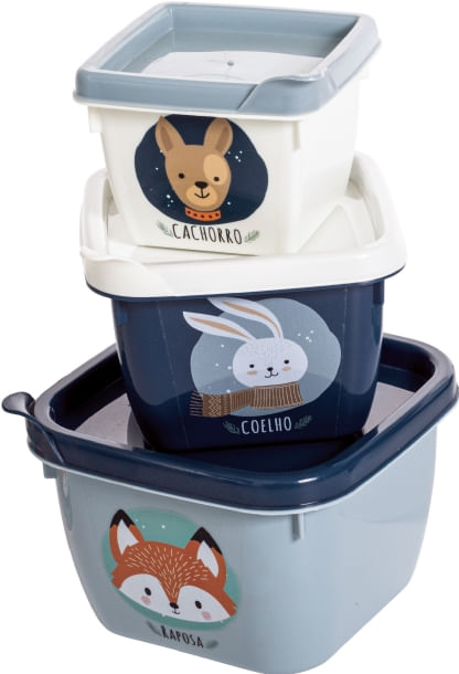 KIT 3 POTES - CONECT # 9306 - PLASUTIL