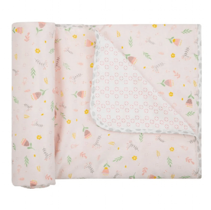 MANTA FLANELADA TULIPA - COMPOSE - DUPLA FACE - 90CMX80CM # 47801607 - PAPI