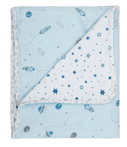 MANTA FLANELADA ESPAÇO - COMPOSE - DUPLA FACE - 90CMX80CM # 47801611 - PAPI