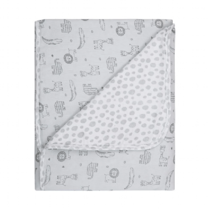 MANTA FLANELADA SELVA RABISCO  - COMPOSE - DUPLA FACE - 90CMX80CM # 47801613 - PAPI