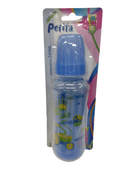 MAMADEIRA RETA - COLORIDA 240ML # 3014-AZ - PETITA