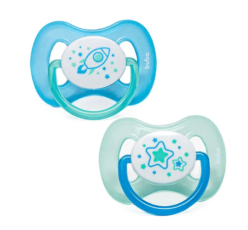 KIT CHUPETA COMFORT NOTURNA  - FOGUETE - TAMANHO 1 - 2 UNIDADES # 12663 - BUBA