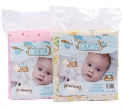 CUEIRO ESTAMPADO CARICIA 50X80 - 3 UNIDADES # 1714 - MINASREY