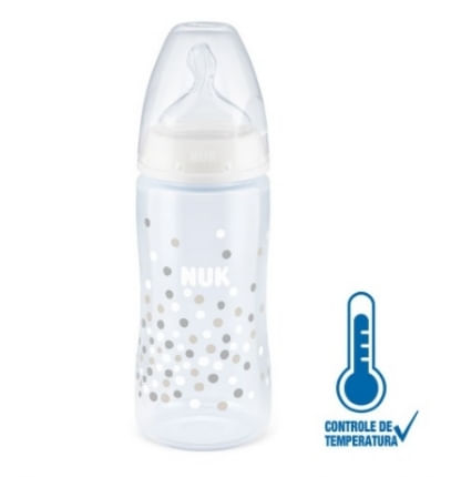 MAMADEIRA FIRTS CHOICE - CONTROLE DE TEMPERATURA - 300ML # PA7069-2N - NUK