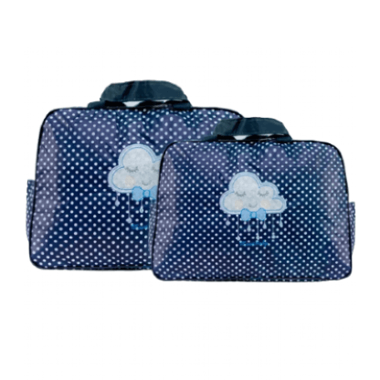 KIT SACOLA E FRASQUEIRA NUVEM # 237/38 - MAVE BABY