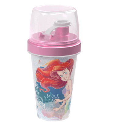 MINI SHAKEIRA PEQUENA SEREIA - 320ML # 11158 - PLASUTIL