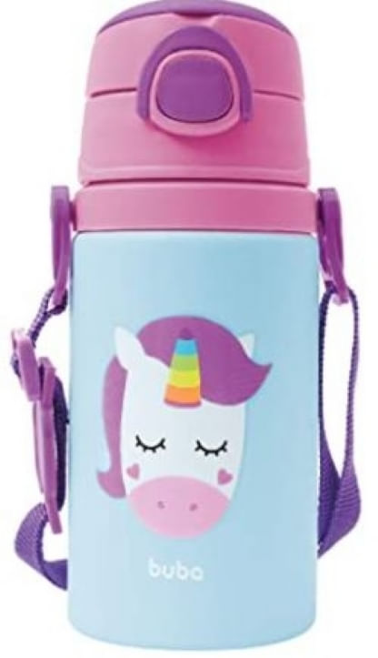 GARRAFINHA DE ALUMINIO ANIMAL FUN UNICORNIO # 12117 - BUBA