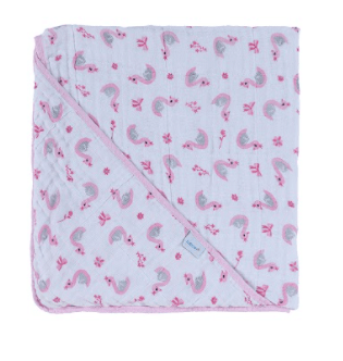 TOALHA COM CAPUZ DE CANTO ESTAMPADA BABY JOY # 760211 - INCOMFRAL