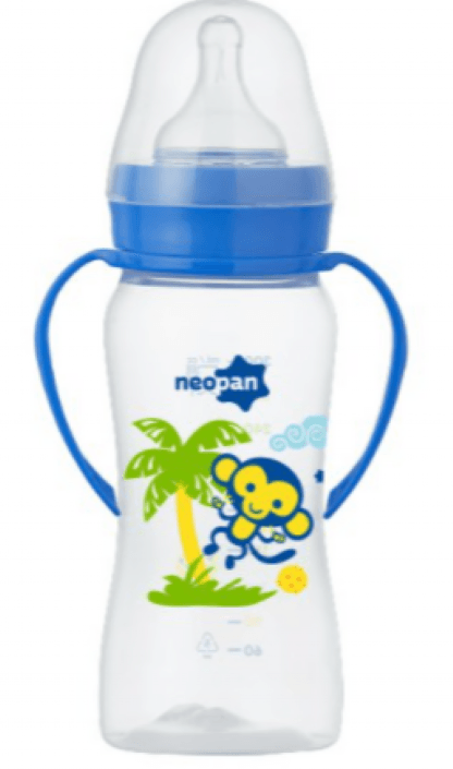 MAMADEIRA DECORADA BOCA LARGA COM ALÇA CONVENCIONAL - 300ML # 2641 - NEOPAN