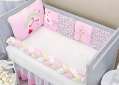 KIT BERÇO TRANÇA GARDEN COM 11 PEÇAS # T73360 - BALU BABY