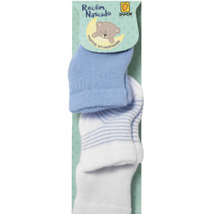 KIT MEIA RN ATOALHADO - 3 PARES # 0259805405 - CONDE DUCK