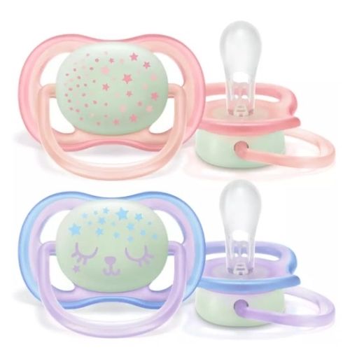 CHUPETA ULTRA AIR DUPLA NIGHT TIME # SCF376/12 - AVENT
