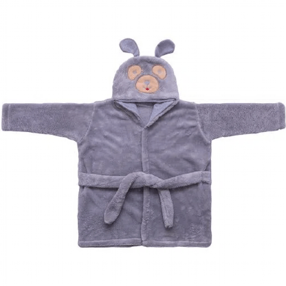 ROUPÃO MICROFIBRA COM CAPUZ -  BABY JOY -  BICHINHOS  # 690171 - INCOMFRAL