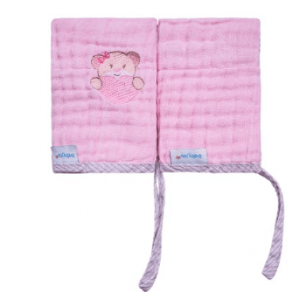 PANO DE BOCA COM PRENDEDOR DE CHUPETA - 2 UNIDADES -  BABY JOY # 580100 - INCOMFRAL