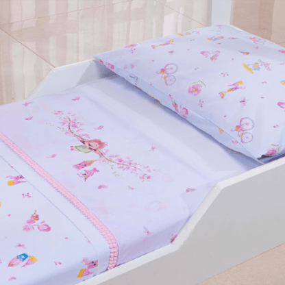 JOGO DE LENÇOL COM ELASTICO PARA MINI CAMA -  3 PEÇAS - BABY JOY # 380120 - INCOMFRAL