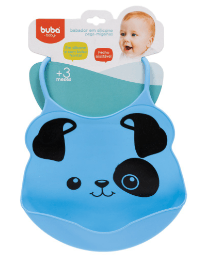 BABADOR DE SILICONE COM PEGA MIGALHAS # 09731 - BUBA