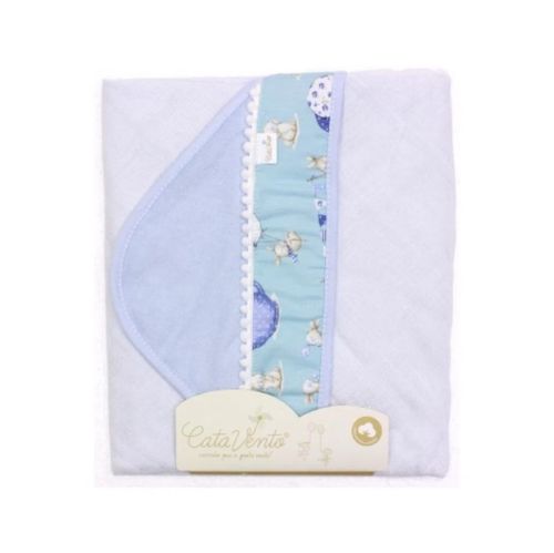 KIT TOALHA DE BANHO+ TOALHA DE  BOCA E BABADOR # 168 - CATAVENTO