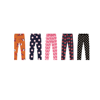 KIT LEGGING INFANTIL ESTAMPADA - 3 UNIDADES - TAMANHO 10 AO 16 - PROMOÇÃO # 205954 - KYLY