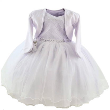 VESTIDO DE FESTA COM BOLERO - TAMANHO 1 AO 3 # 2172 - MENINA BONITA