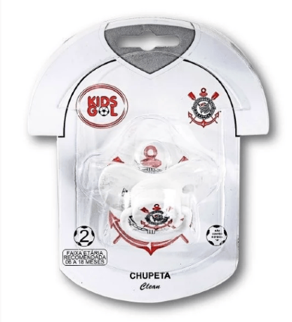 CHUPETA BORBOLETA - CORINTHIANS N.2 # 0107 - KIDS GOL