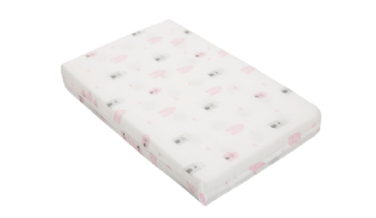 TRAVESSEIRO DE ESPUMA COM FUROS COMPOSÊ ESTAMPADO - 36CM X 22CM X4.5CM # 21671609 - PAPI