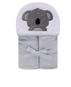 TOALHA DE BANHO FELPUDO COM CAPUZ BORDADO # 19391755 - PAPI