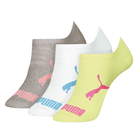 MEIA SAPATILHA INVISIVEL PUMA - 3 PARES - TAMANHO 25 A 28# 2740.001 - SELENE
